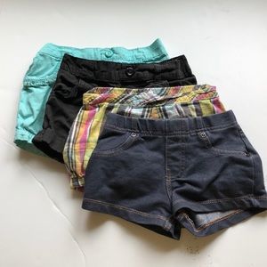 Girls Summer Shorts Bundle x4